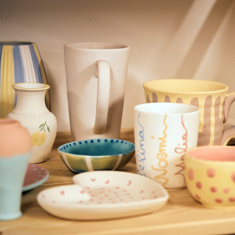  Keramik Tassen und Untertassen Malstudio Altenkirchen